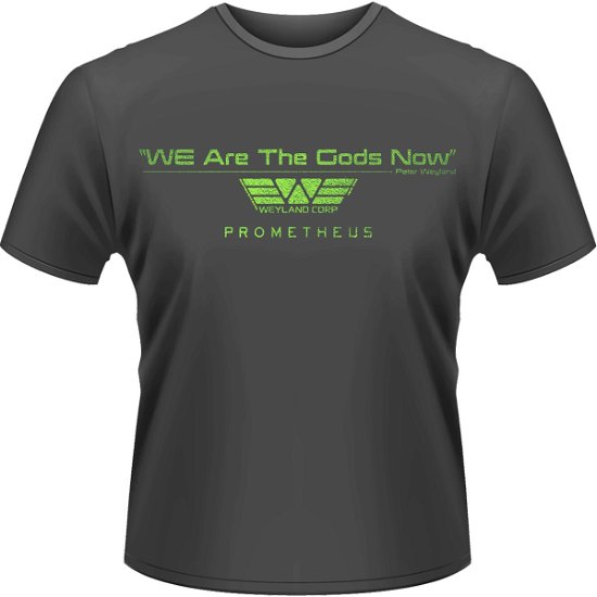 Cover for Prometheus · We Are the Gods Now (T-shirt) [size S] [Grey edition] (2012)