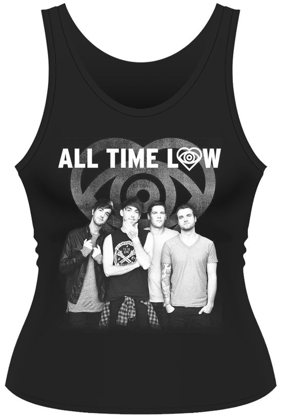 Cover for All Time Low · Colourless White -s/girli (T-shirt) [Black edition] (2015)