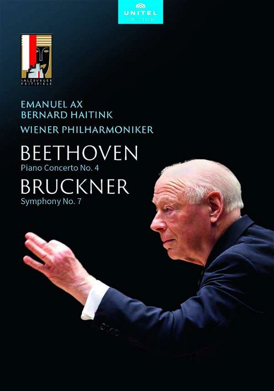 Bernard Haitink - Farewell Concert At Salzburg Festival: Ludwig Van Beethoven: Piano Concerto No. 4 / Anton Bruckner: Symphony No. 7 - Ax / Wiener Phil / Haitink - Filmes - UNITEL EDITION - 0814337017705 - 14 de agosto de 2020