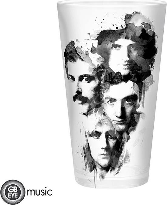 Cover for Queen: GB Eye · Faces (Large Glass 400Ml / Bicchiere) (MERCH)