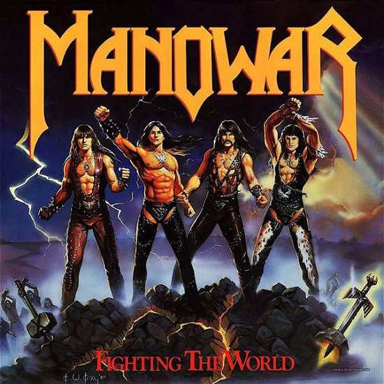 Cover for Manowar · Fighting For The World (LP) [Coloured edition] (2019)