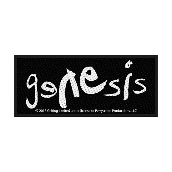 Genesis Standard Woven Patch: Logo - Genesis - Produtos - PHD - 5055339778705 - 19 de agosto de 2019