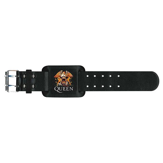 Queen Leather Wrist Strap: Crest - Queen - Koopwaar -  - 5055339794705 - 