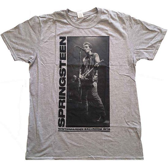 Cover for Bruce Springsteen · Bruce Springsteen Unisex T-Shirt: Wintergarden Photo (T-shirt) [size XL] [Grey - Unisex edition]