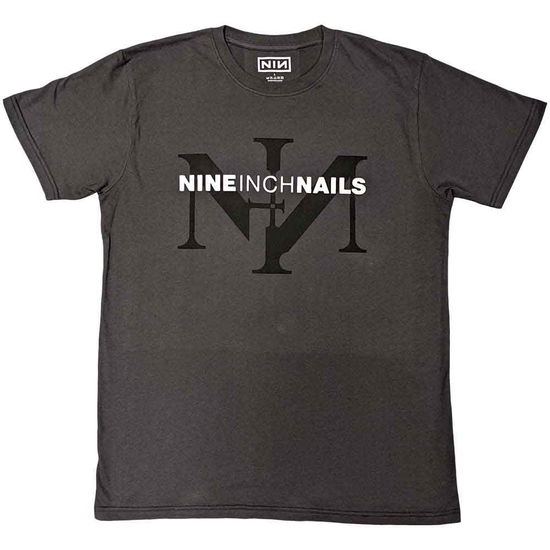 Cover for Nine Inch Nails · Nine Inch Nails Unisex T-Shirt: Icon &amp; Logo (Charcoal Grey) (T-shirt) [size S] (2023)