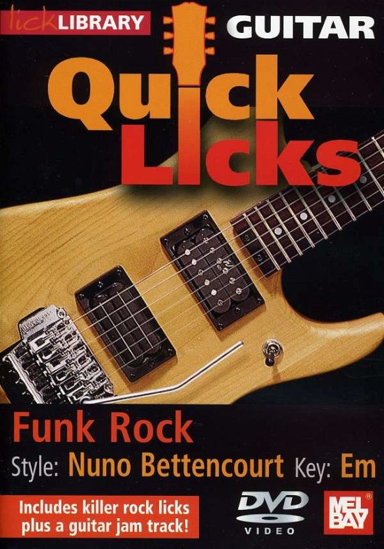Cover for Instructional · Lick Library Nuno Bettencourt Quick Lick (DVD) (2010)