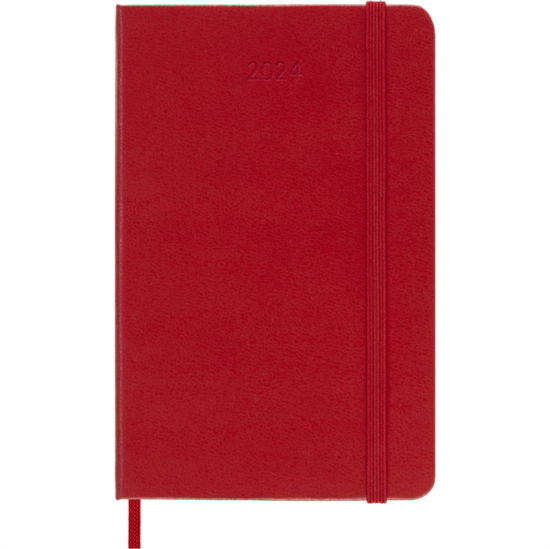 Cover for Moleskin · Moleskine 2024 12-Month Weekly Pocket Hardcover Notebook (Taschenbuch) (2023)