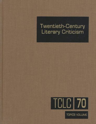 Cover for Scott Peacock · Twentieth-century Literary Criticism, Vol. 70 (Gebundenes Buch) (1997)