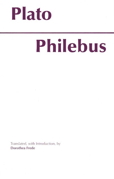 Philebus - Plato - Livros - Hackett Publishing Co, Inc - 9780872201705 - 15 de setembro de 1993
