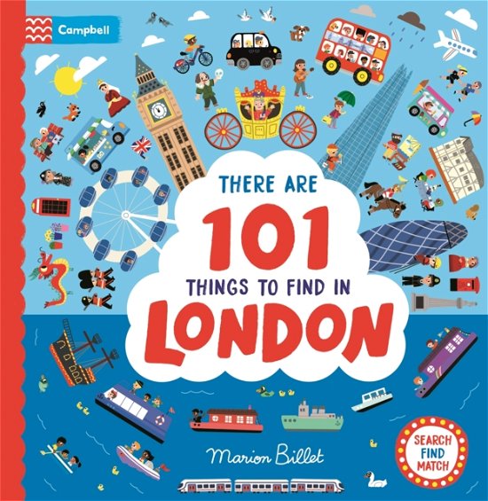 Cover for Campbell Books · There Are 101 Things to Find in London: A Search and Find Book - There Are 101 (Kartongbok) (2024)