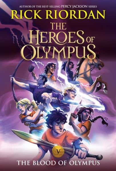Cover for Rick Riordan · The Heroes of Olympus, Book Five The Blood of Olympus (new cover) (Paperback Bog) (2019)