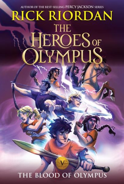 Cover for Rick Riordan · The Heroes of Olympus, Book Five The Blood of Olympus (new cover) (Paperback Bog) (2019)