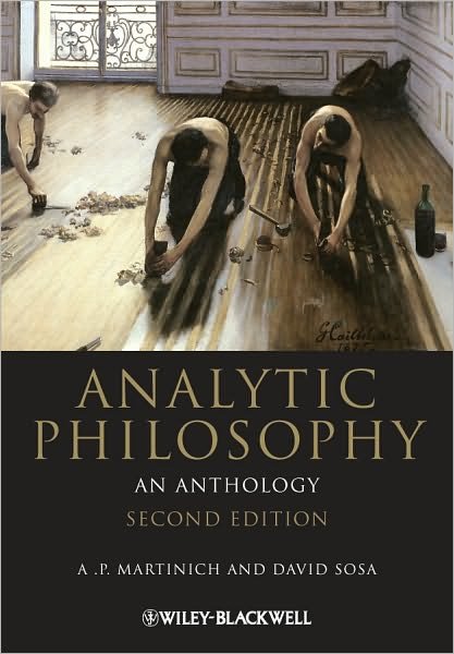 Cover for AP Martinich · Analytic Philosophy: An Anthology - Blackwell Philosophy Anthologies (Paperback Bog) (2011)