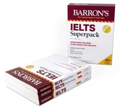 Cover for Lin Lougheed · IELTS Superpack - Barron's Test Prep (Paperback Book) [Fifth edition] (2020)