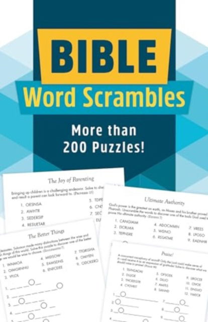 Bible Word Scrambles - Compiled By Barbour Staff - Books - - 9781636099705 - November 1, 2024
