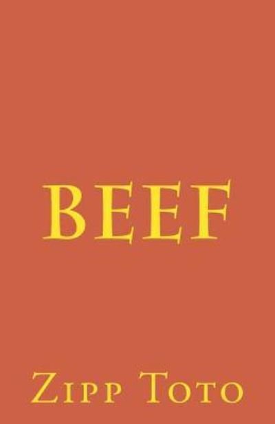 Cover for Zipp Toto · Beef (Paperback Book) (2018)