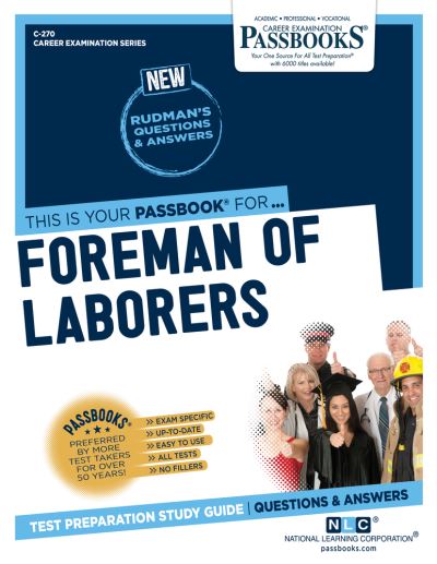 Cover for National Learning Corporation · Foreman of Laborers (Paperback Book) (2020)