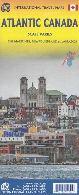 Cover for ITM Publications · International Travel Maps: Atlantic Canada: : The Maritimes, Newfoundland &amp; Labrador (Hardcover bog) (2020)