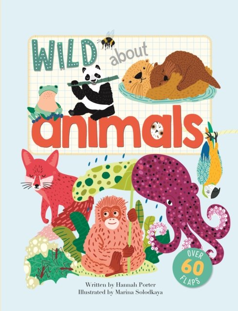 Cover for Hannah Porter · Wild About Animals - Crazy Mad Wild (Board book) (2021)