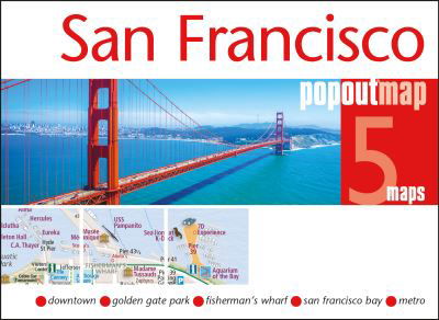 Cover for Popout Map · San Francisco PopOut Map - PopOut Maps (Landkarten) (2023)