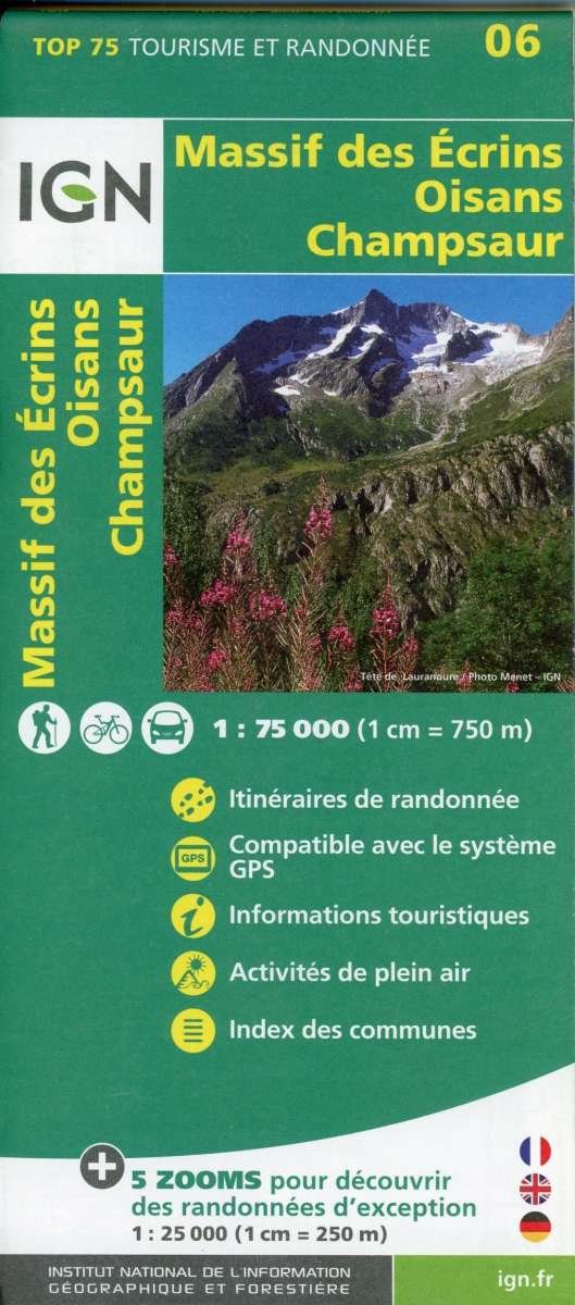 Cover for Ign · IGN TOP75: Massif des Ecrins - Oisans - Champsaur (Kort) (2015)