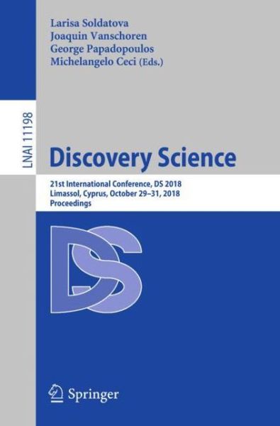 Cover for Discovery Science (Book) [1st ed. 2018 edition] (2018)