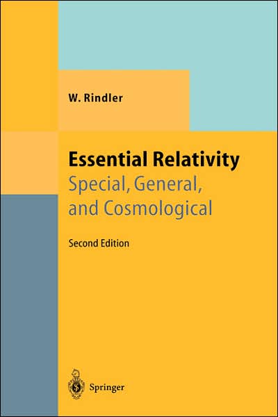 Cover for W. Rindler · Essential Relativity: Special, General, and Cosmological - Theoretical and Mathematical Physics (Hardcover Book) [2nd ed. 1977 edition] (1977)