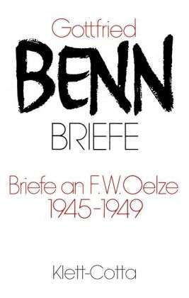 Cover for Gottfried Benn · Briefe.2/1 An F.w.oelze 1945 (Book)