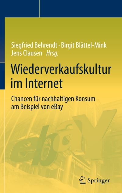 Cover for Siegfried Behrendt · Wiederverkaufskultur Im Internet (Hardcover Book) (2011)