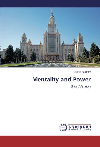 Cover for Leonid Aslanov · Mentality and Power (Paperback Book) (2014)