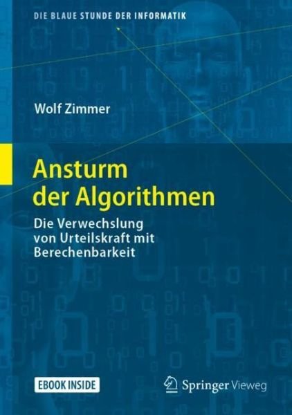 Cover for Zimmer · Ansturm der Algorithmen (Bog) (2019)