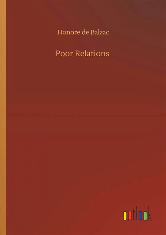 Cover for Balzac · Poor Relations (Book) (2019)
