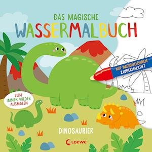 Cover for Das Magische Wassermalbuch · Das magische Wassermalbuch - Dinosaurier (Book) (2023)