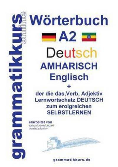 Cover for Schachner · Wörterbuch Deutsch - Amharisc (Book) (2016)