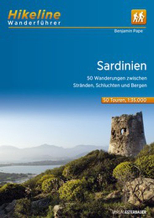 Cover for Esterbauer · Sardinien: 50 Wanderungen zwischen Stränden, Schluchten und Bergen, Hikeline Wanderführer (Bog) (2016)