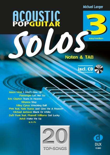 Cover for Langer · Acoustic Pop Guitar Sol.3 (Buch)