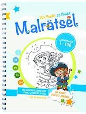 Cover for Gerber Carl GmbH · Von Punkt zu Punkt Malrätsel - 1 bis 100 (Pocketbok) (2019)