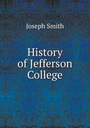 Cover for Joseph Smith · History of Jefferson College (Paperback Book) (2013)