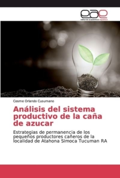 Cover for Cusumano · Análisis del sistema productiv (Book) (2019)