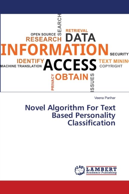 Veena Parihar · Novel Algorithm For Text Based Personality Classification (Paperback Bog) (2021)