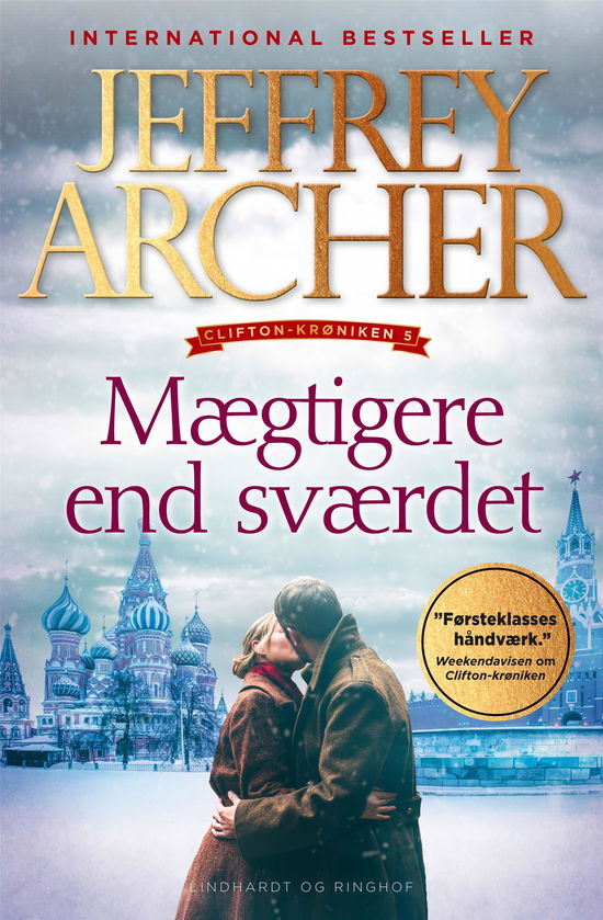 Cover for Jeffrey Archer · Clifton-krøniken: Mægtigere end sværdet (Clifton-krøniken 5) (Paperback Bog) [2. udgave] (2019)