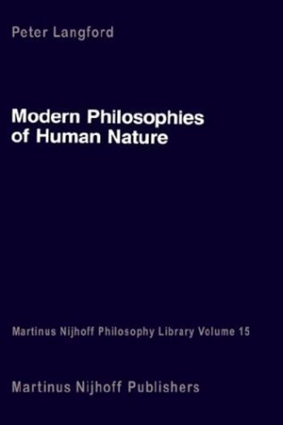 Cover for Langford · Modern Philosophies of Human N (Book) [1986 Ed. edition] (1986)