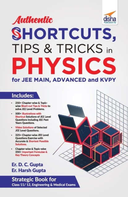 Cover for Er D C Gupta · Authentic Shortcuts, Tips &amp; Tricks in Physics for Jee Main, Advanced &amp; Kvpy (Pocketbok) (2020)