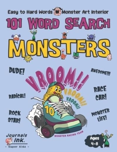 Monster Word Search Book for Kids Ages 4-8 - Sk - Bøger - Independently Published - 9798553385705 - 2. november 2020