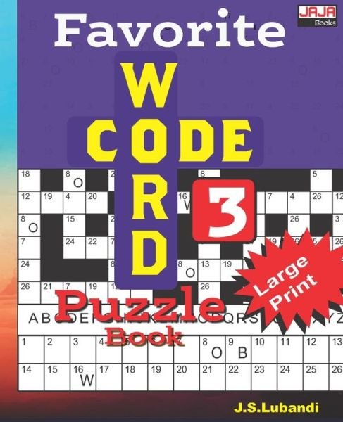 Cover for Jaja Books · Favorite CODEWORD Puzzle Book 3 (Taschenbuch) (2020)