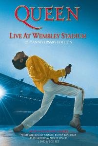 Cover for Queen · LIVE AT WEMBLEY (25th Anniversary Edition) 2DVD/2CD Deluxe (CD/DVD) [Ltd edition] (2011)