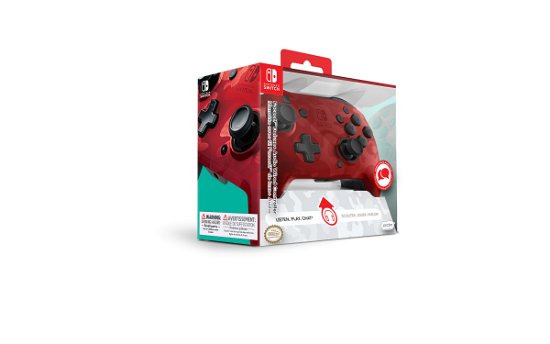 Pdp - Official Faceoff Deluxe+ Audio Wired Red Con - Switch - Game - PDP - 0708056065706 - June 11, 2019