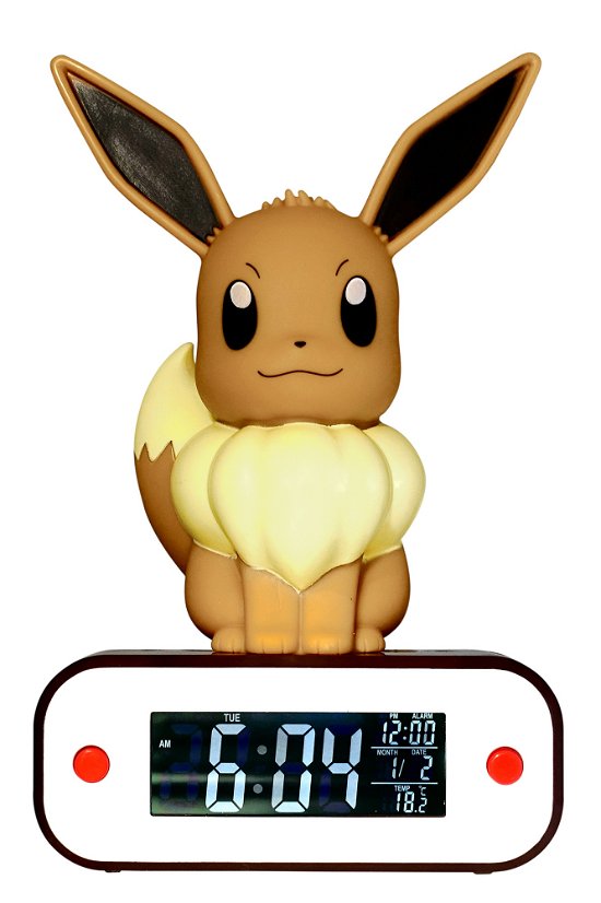 Cover for Indies Merchandise · Pokémon digitale Weckerlampe, Evoli (Leksaker) (2019)