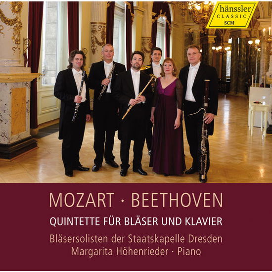 Cover for Mozart / Beethoven / Wind Soloists of the Staatska · Quintets for Winds &amp; Piano (CD) (2015)