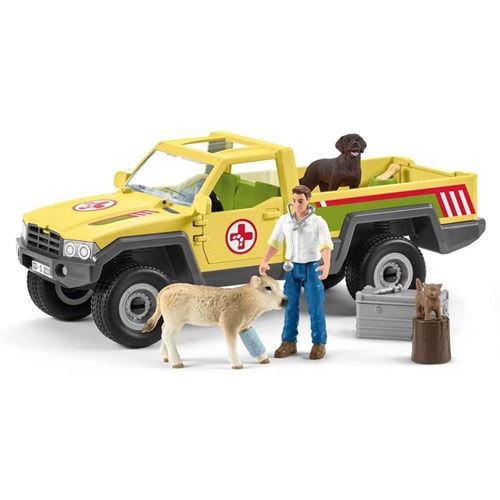 Cover for Schleich · Dierenartsbezoek Op De Boerderij Schleich (42503) (Toys) (2020)